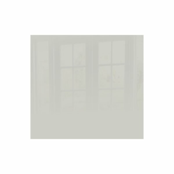 Decorative Glass Wall Tile (598 X 650 X 6mm) Papyrus White
