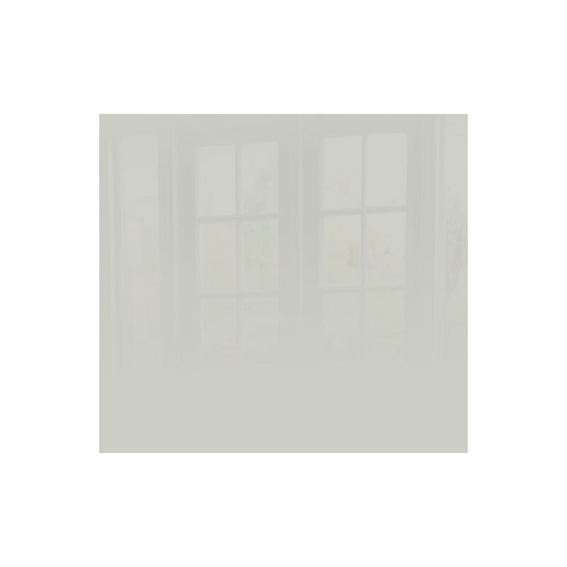 Decorative Glass Wall Tile (598 X 650 X 6mm) Papyrus White
