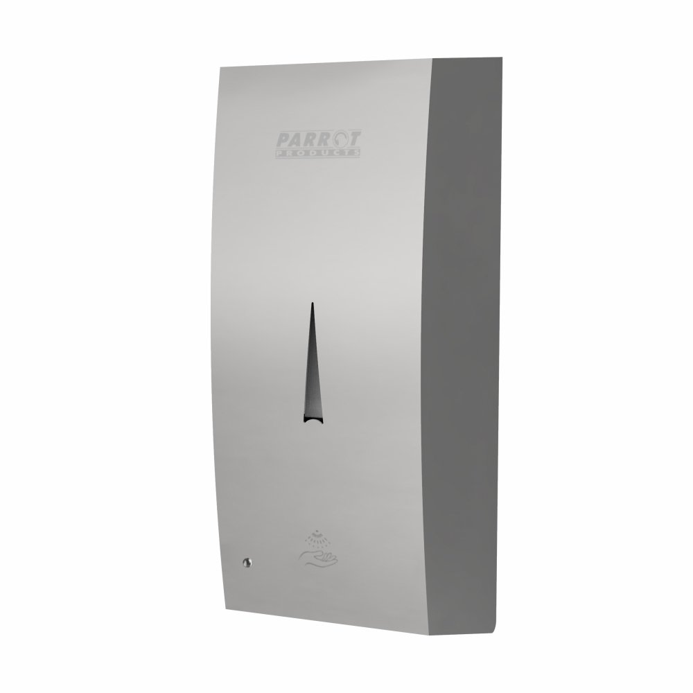 Janitorial Stainless Steel Wall Mounted Auto Sanitizer Dispenser 1000ml