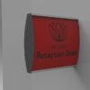 Sign Frame (100x300mm - Double Sided - Wall Mounted)