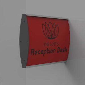 Sign Frame (420*300mm - Double Sided - Wall Mounted)
