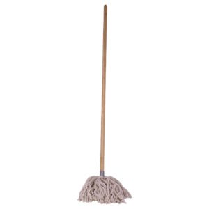 Janitorial Mega Mop Metal Socket 25mm Pine Handle 400g