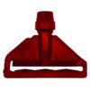 Janitorial Fan Mop Holder Plastic Clip Only  Red