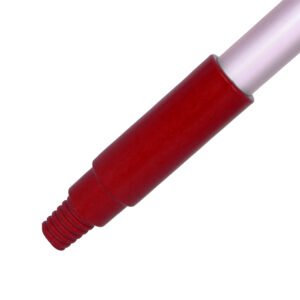 Janitorial Handle - HD Hygiene Plastic Moulded - Thread 25mm x 1.3m Red