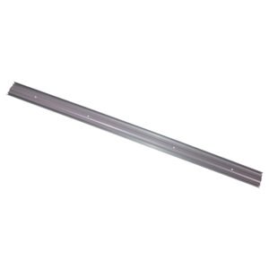 Janitorial Wall Rail 90cm (With Black End Clips)