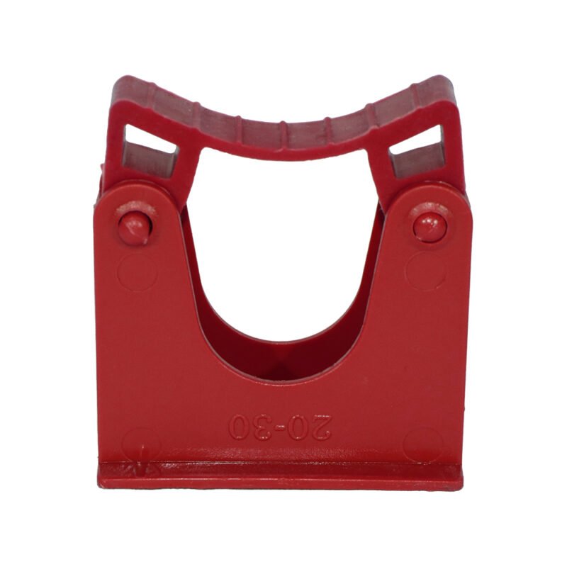 Janitorial Wall Rail Bracket Red