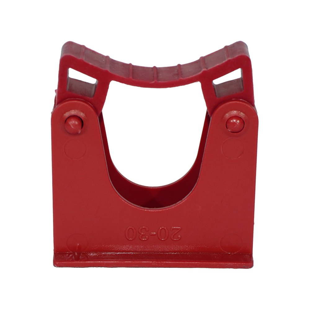 Janitorial Wall Rail Bracket Red
