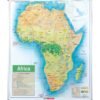 Map Board - Africa (1230*930mm - Magnetic White)
