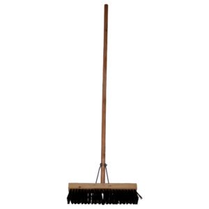 Janitorial Platform Broom Black - Soft Fibre 305mm (12")