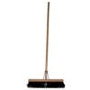 Janitorial Platform Broom Black - Soft Fibre 450mm (18")