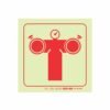 photoluminescent 190mm Safety Sign F49 Fire Pump Connection