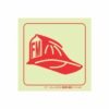 Photoluminescent 190mm Safety Sign F50 Fire Marshall