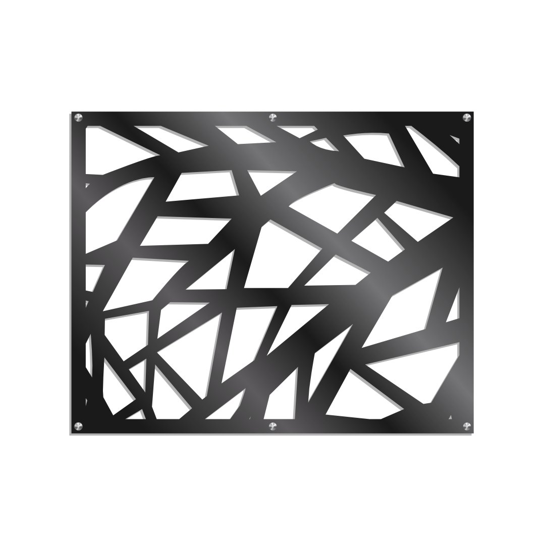 WALL ART LASER CUT 1200X900 ABSTACT LEAF
