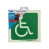 Photoluminescent 190MM Safety Sign - E25-Paraplegic Symbol