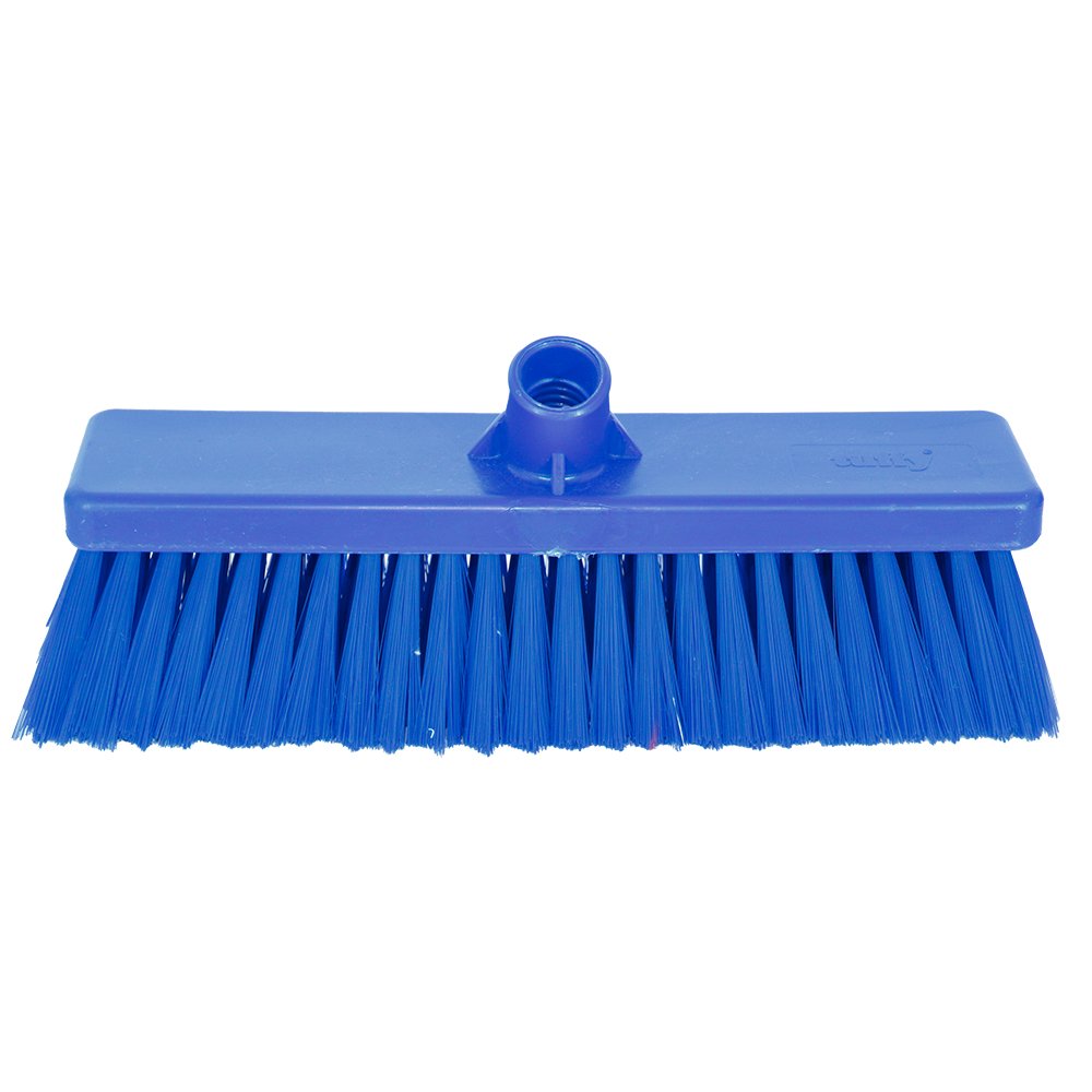 Janitorial Hygiene Broom Head – Hard Blue