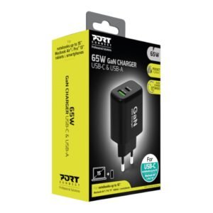 Port Connect 65W GaN Type-C and USB-A Fast Charger - Image 7