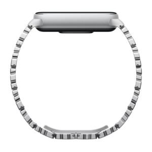 Xiaomi Smart Band 10 Asymmetrical Metal Strap – Silver - Image 4
