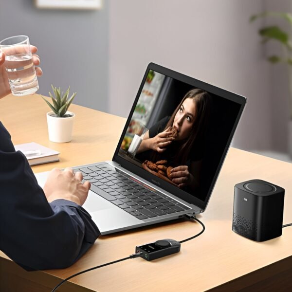 UGREEN CM129-40964 USB-A to 3.5mm External Stereo Sound Adapter - Black