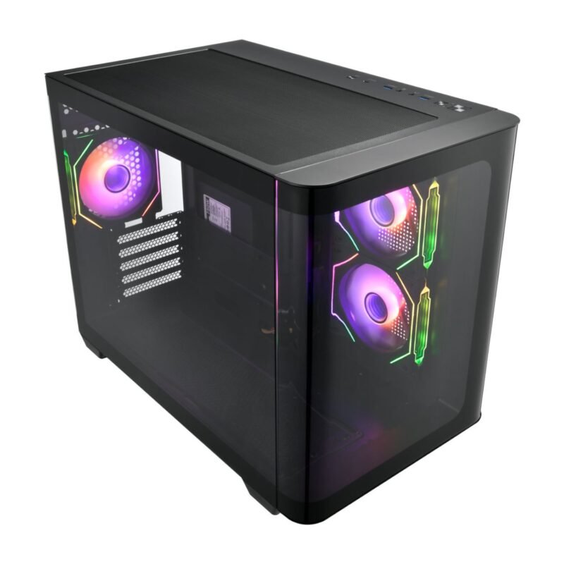 FSP S380 M-ATX ARGB Gaming Chassis and VITA GM 750W Power Supply Bundle