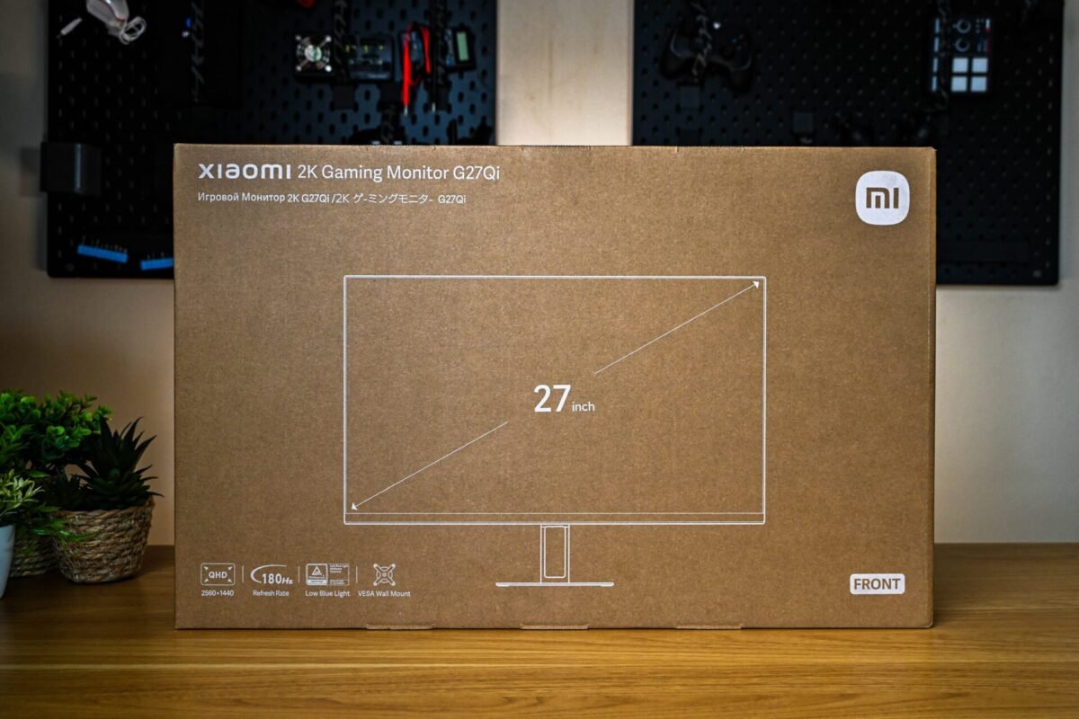Xiaomi G27Qi 27" 2K 1440p IPS Gaming Monitor (180Hz, 1ms)