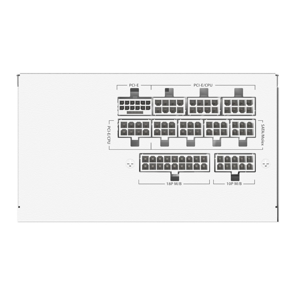 Antec GSK 850W GEN5 ATX3.1 and PCIE5.1 80 Plus Gold Fully Modular White - Image 6