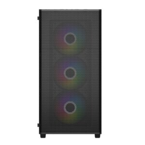 FSP M220 ATX Mid Tower Gaming Chassis - Black - Image 2