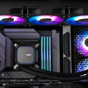 MSI MAG Coreliquid A13 360 AIO Liquid CPU Cooler - Black - Image 4