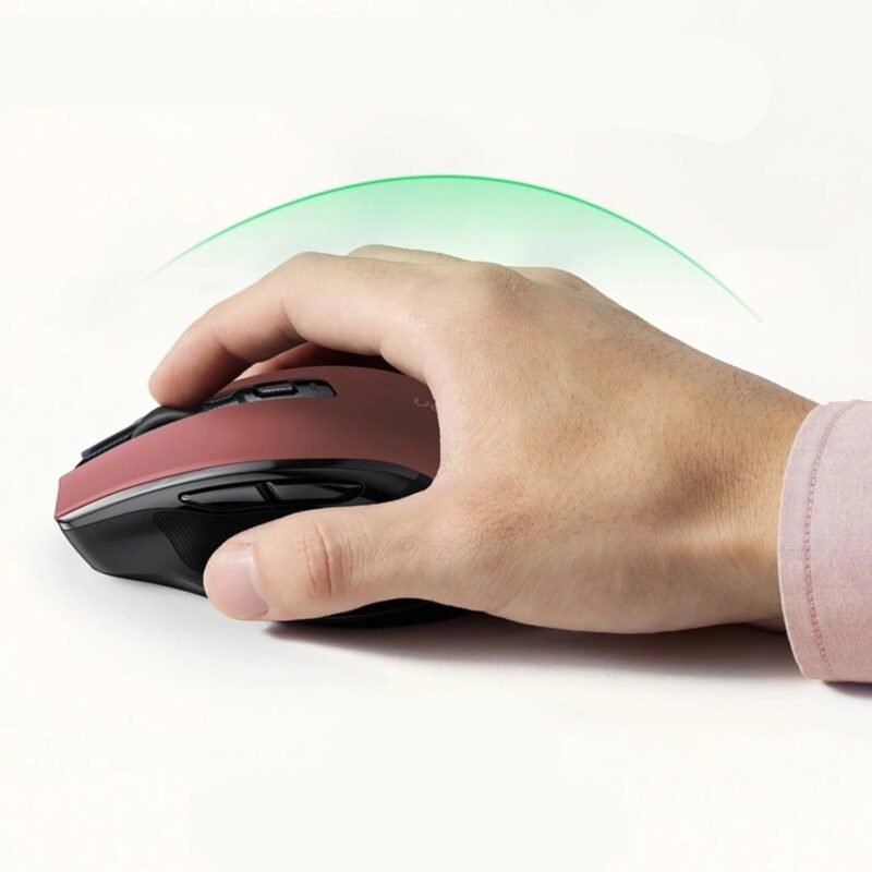 UGREEN MU006 2.4GHz Wireless Optical Mouse - Red