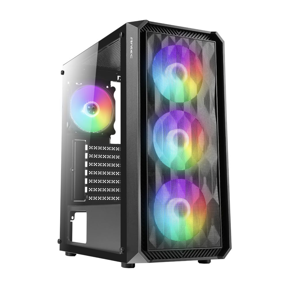Antec NX292 ATX | Micro-ATX | ITX ARGB Mid-Tower Gaming Chassis – Black