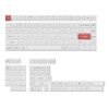 Keychron Double Shot PBT OSA Full Keycap Set - Black/White