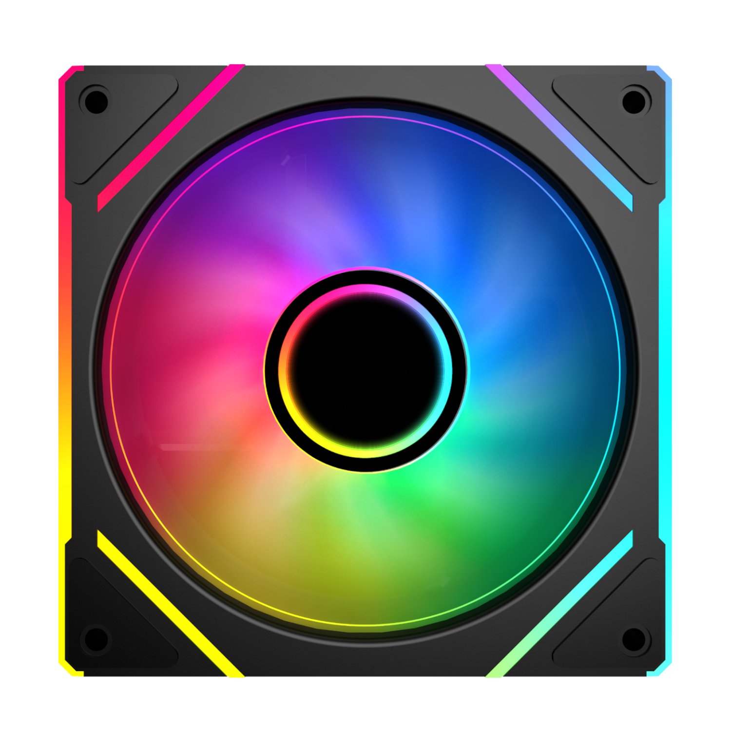 PCBuilder STORM PRISM 120mm ARGB Fan - Black - Image 2