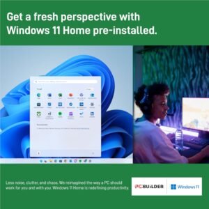 Alternative view of PCBuilder AMD Ryzen 7 5700G HOME MASTER Windows 11 Desktop PC