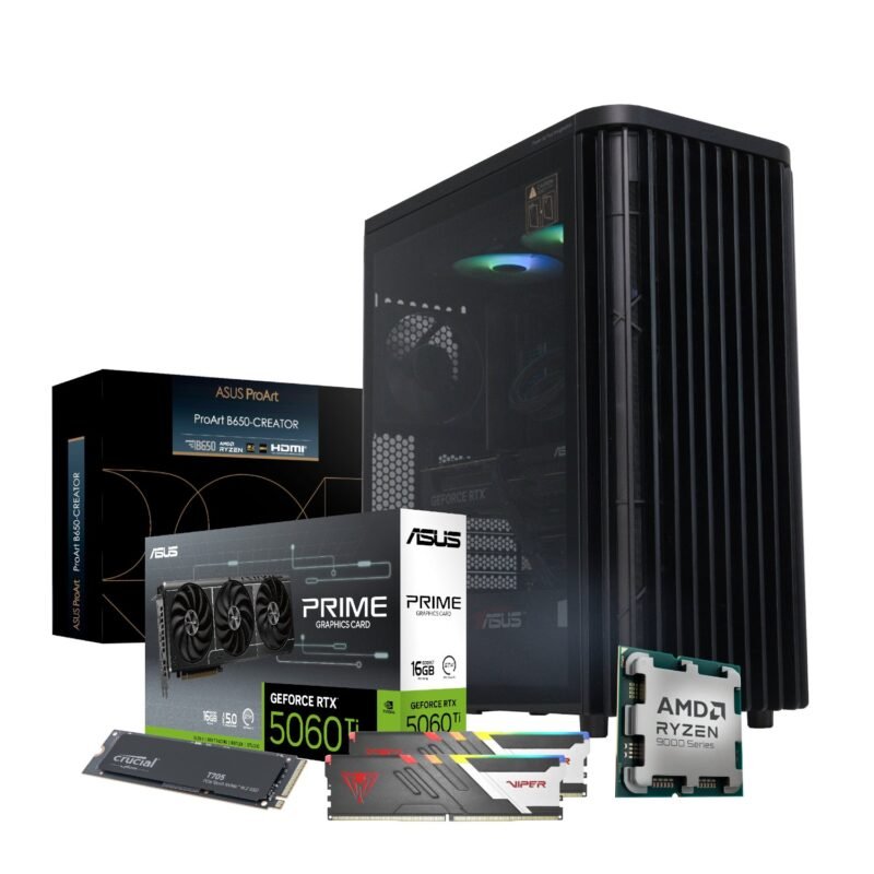PCBuilder Ryzen 7 9700X MONET Windows 11 Creator PC