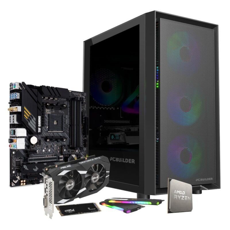 PCBuilder Ryzen 5 5600XT SENTINEL Windows 11 Gaming PC