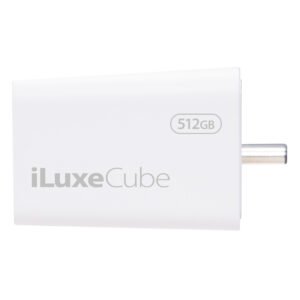 Patriot iLuxe Cube 512GB Type-C Smart Backup Solution - White - Image 4