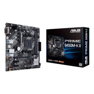 ASUS PRIME B450M-K II mATX Motherboard - AM4