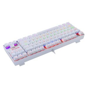 REDRAGON KUMARA Mechanical 87 Key|RGB Backlit Gaming Keyboard - White - Image 5