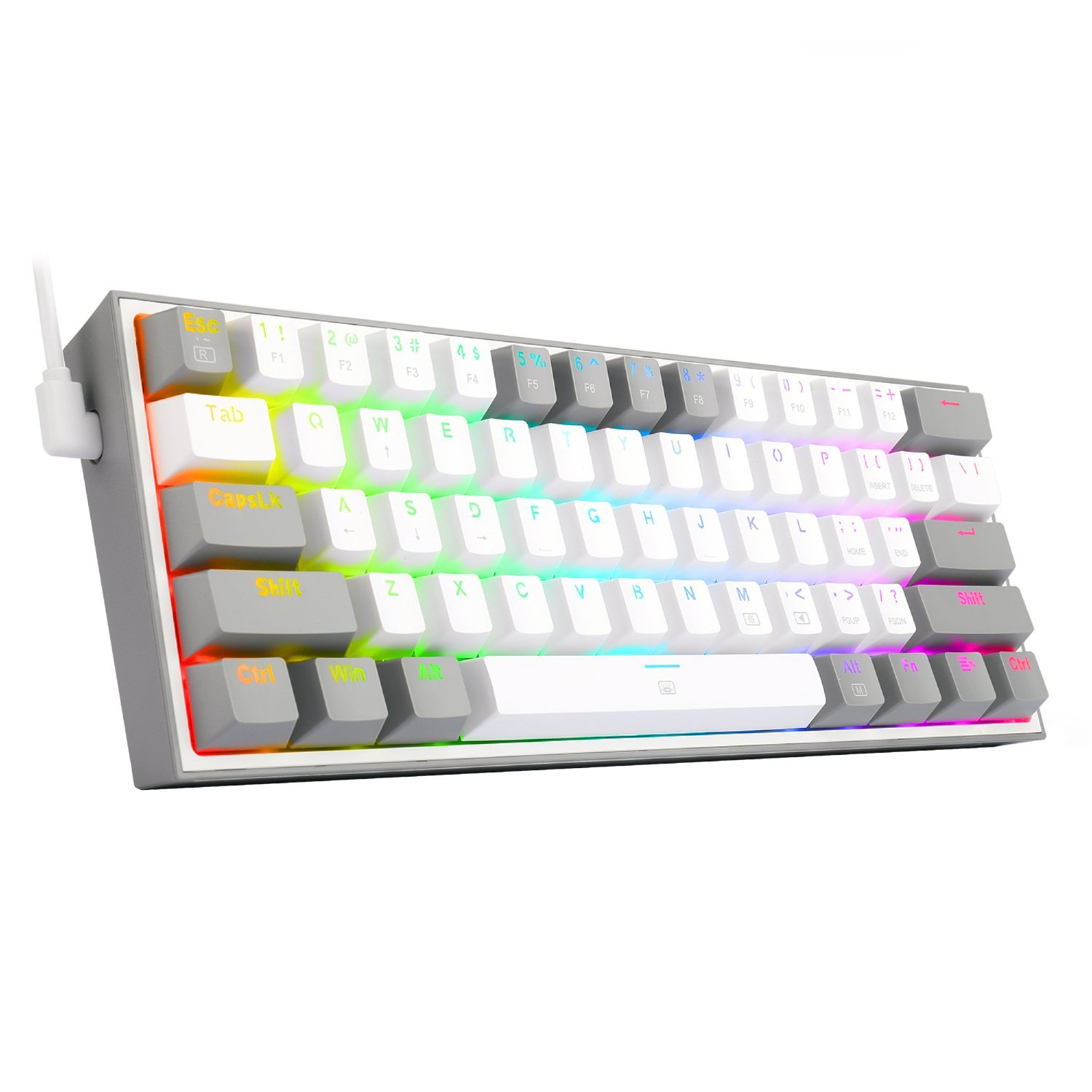 Redragon K617 FIZZ 60% Wired RGB Gaming Keyboard - Image 3