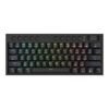 REDRAGON Horus Mini Pro 61Key Wireless Bluetooth Red Switch RGB Low Profile Gaming Mechanical Keyboard - Black