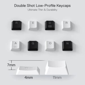 Redragon K632 HORUS Mini 60% RGB Wired Gaming Keyboard – White - Image 4