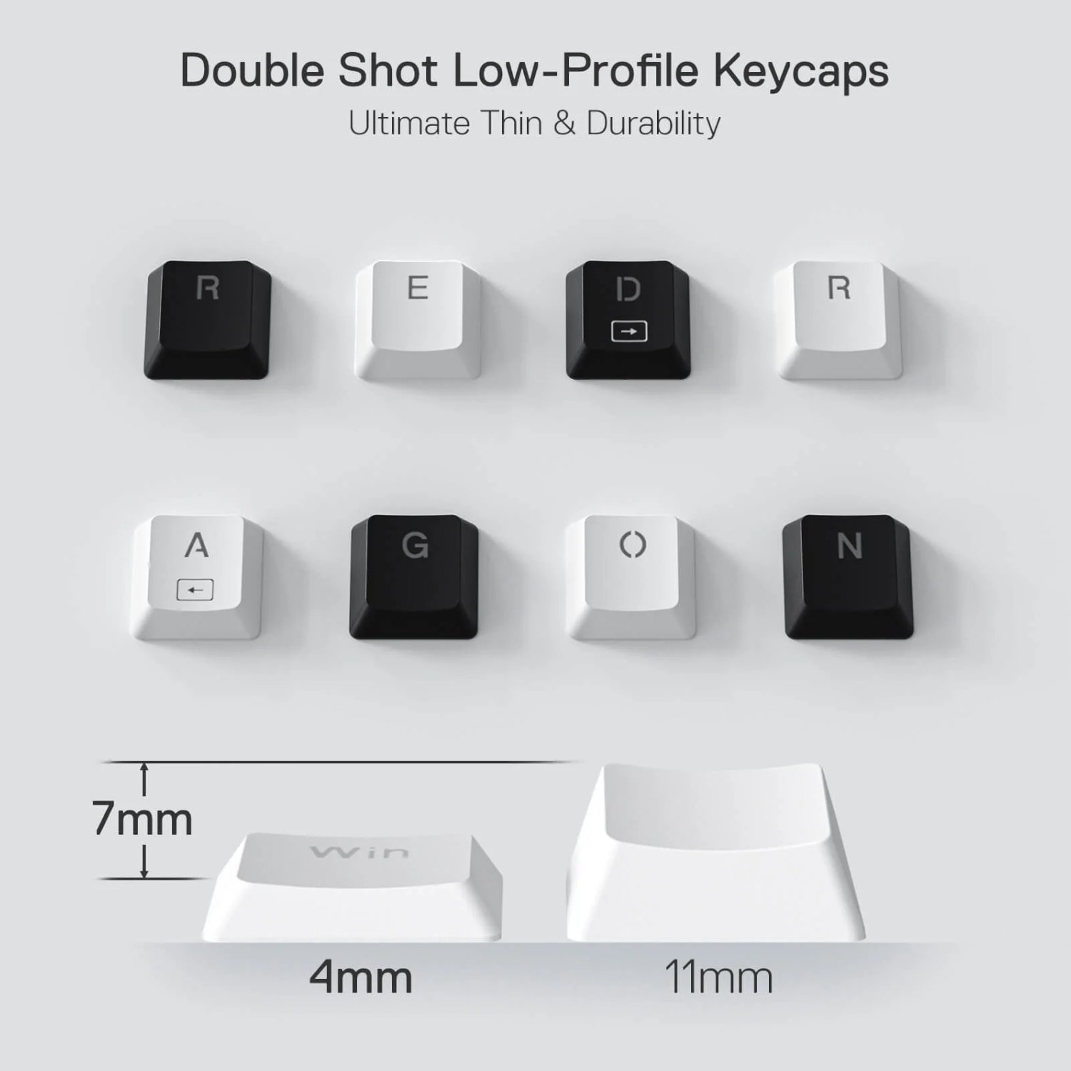 Redragon K632 HORUS Mini 60% RGB Wired Gaming Keyboard – White - Image 4