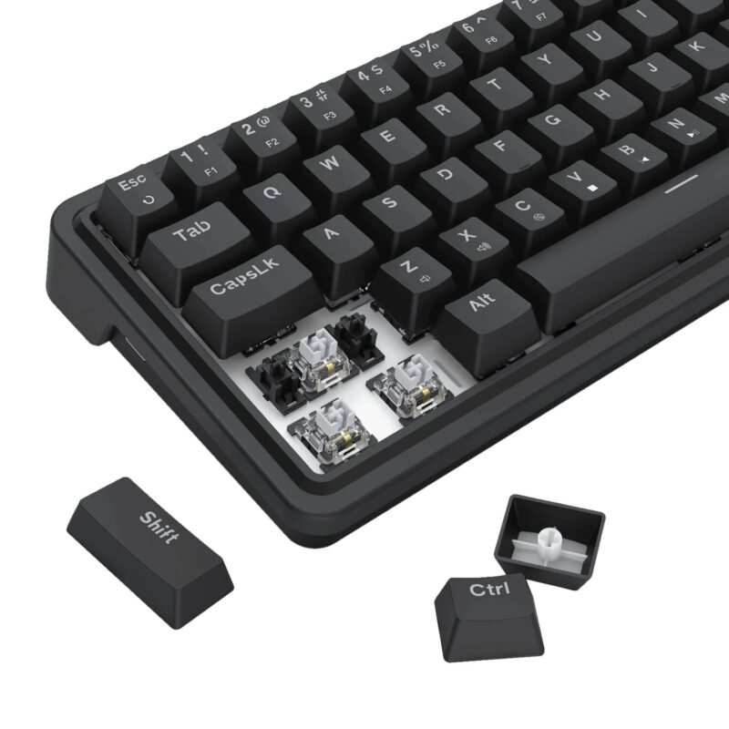 Redragon NOVA K709 65% Wired Gasket RGB Gaming Keyboard - Black