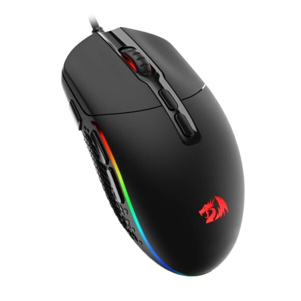 Redragon M719 INVADER RGB 10000 DPI Wired Optical Gaming Mouse - Black
