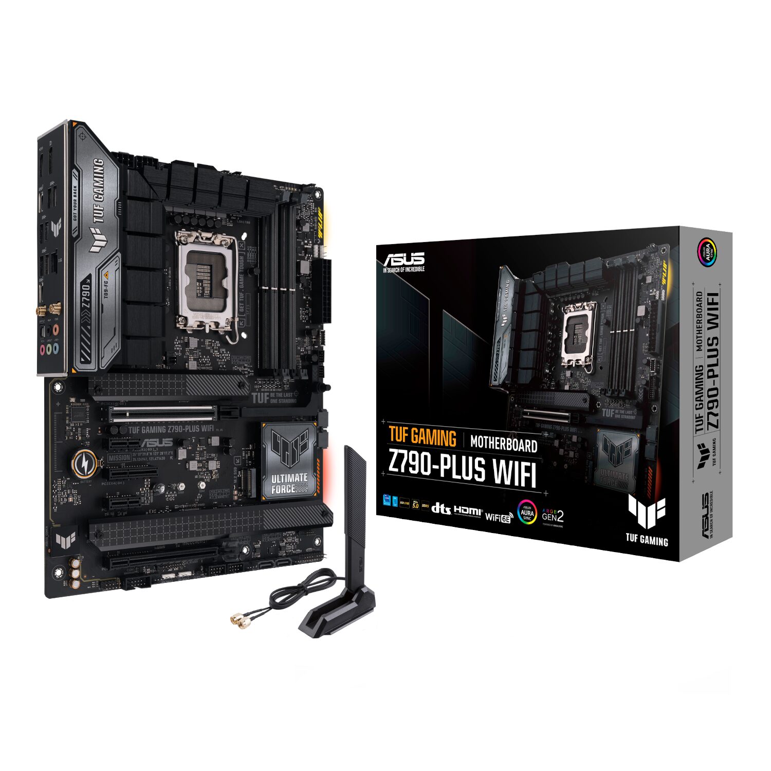 Asus TUF Gaming Z790-Plus Wi-Fi ATX Motherboard – Intel LGA1700, DDR5, PCIe 5.0. Wi-Fi 6E