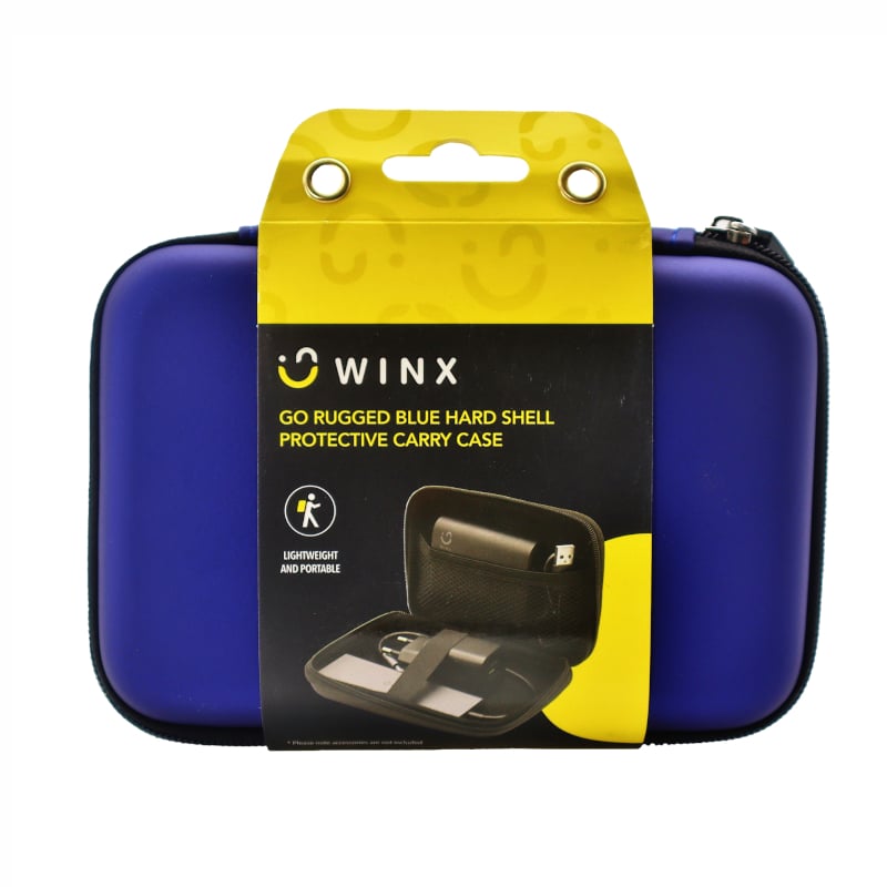 Winx Go Rugged Hardshell Protective Carry Case – Blue