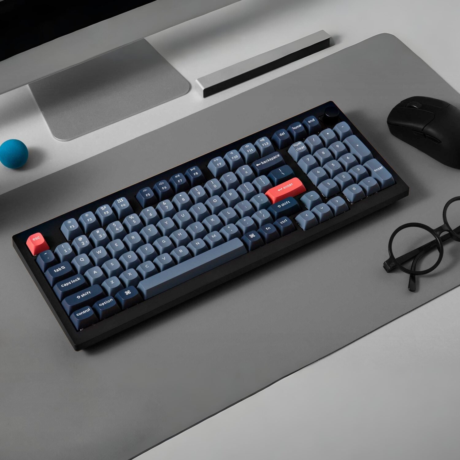 Keychron V5 Max Wireless Custom Keyboard - BROWN Switch - Image 4