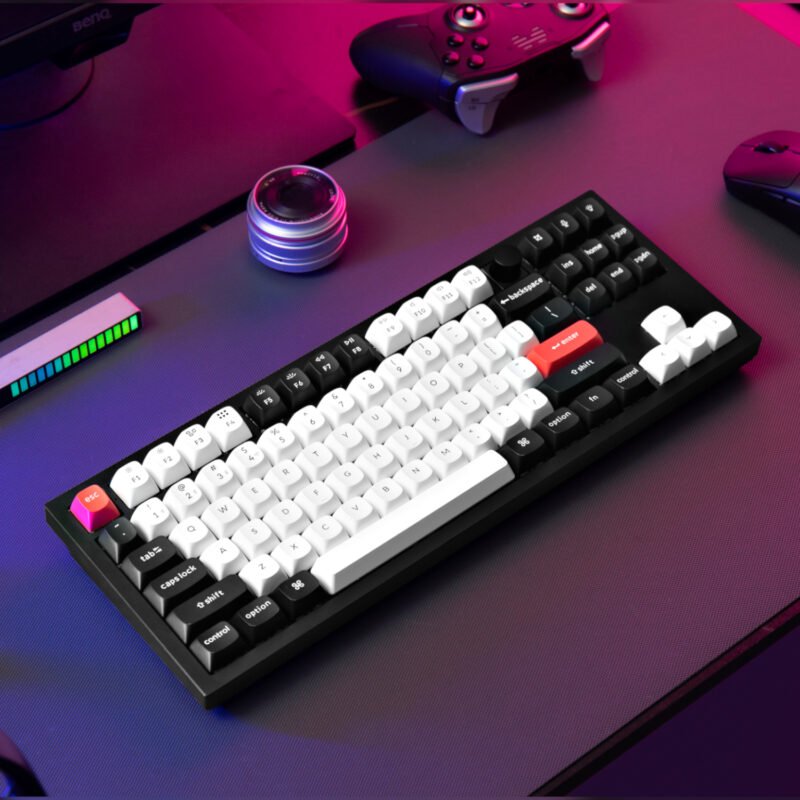 Keychron Q3 HE QMK 80% Wireless Custom Mechanical Keyboard (Nebula Switch) – Carbon Black