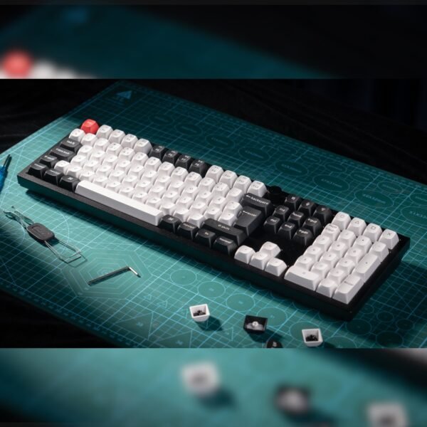 Keychron Q6 HE QMK Full-size Wireless Custom Mechanical Keyboard (Nebula Switch) – Carbon Black