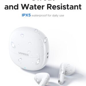 UGREEN Lightbuds Basic Earphones (Semi In-Ear)–White - Image 3