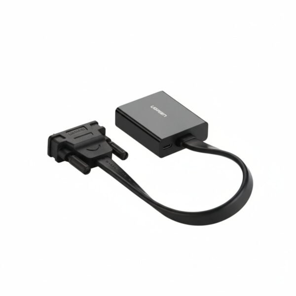 UGREEN DVI-D 24+1 to VGA Active Video Adapter (Male to Female) – Black